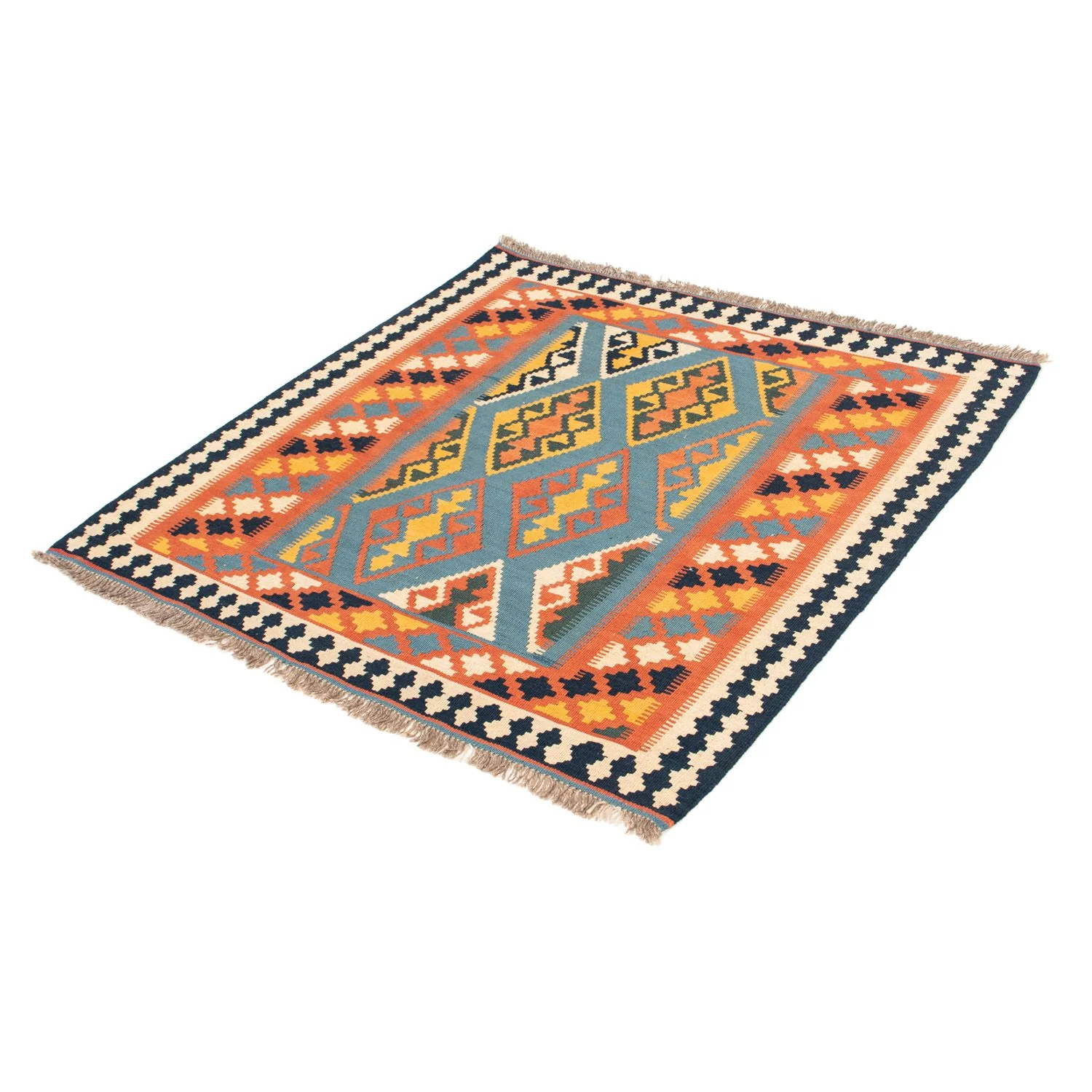 Kelim Teppich - Oriental 102 x 101 cm - orange - Image 5