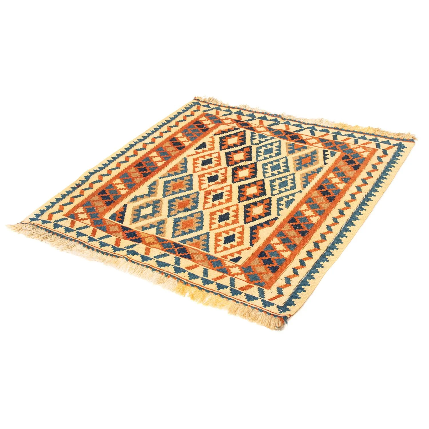 Kelim Teppich - Oriental 103 x 100 cm - beige - Image 5
