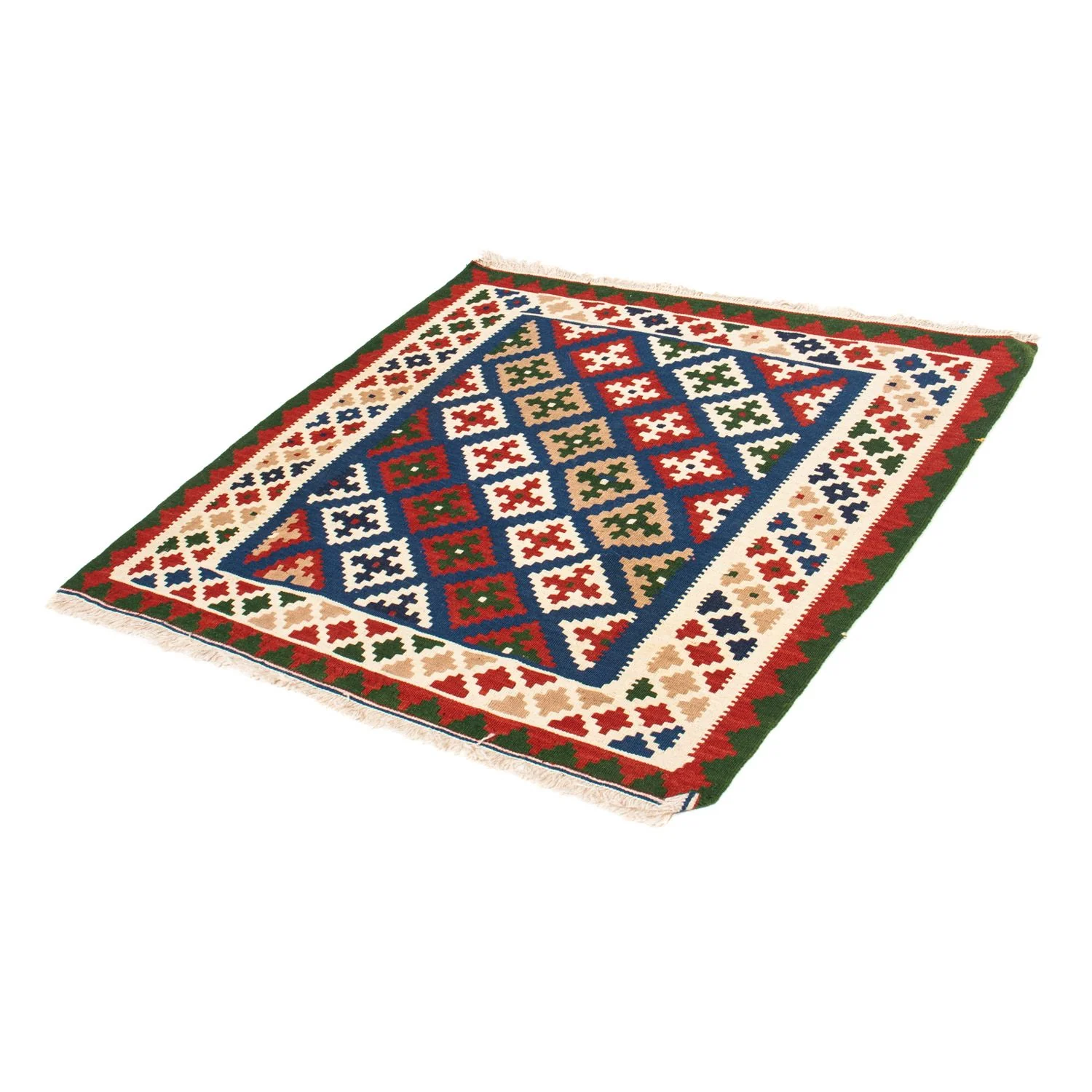 Kelim Teppich - Oriental 103 x 100 cm - dunkelblau - Image 5
