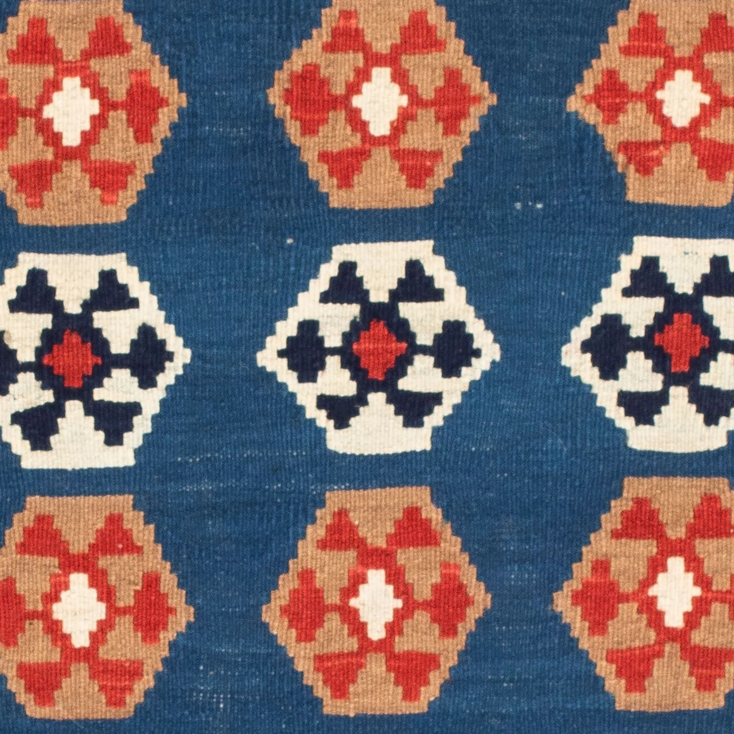 Kelim Teppich - Oriental 104 x 102 cm - blau - Image 2