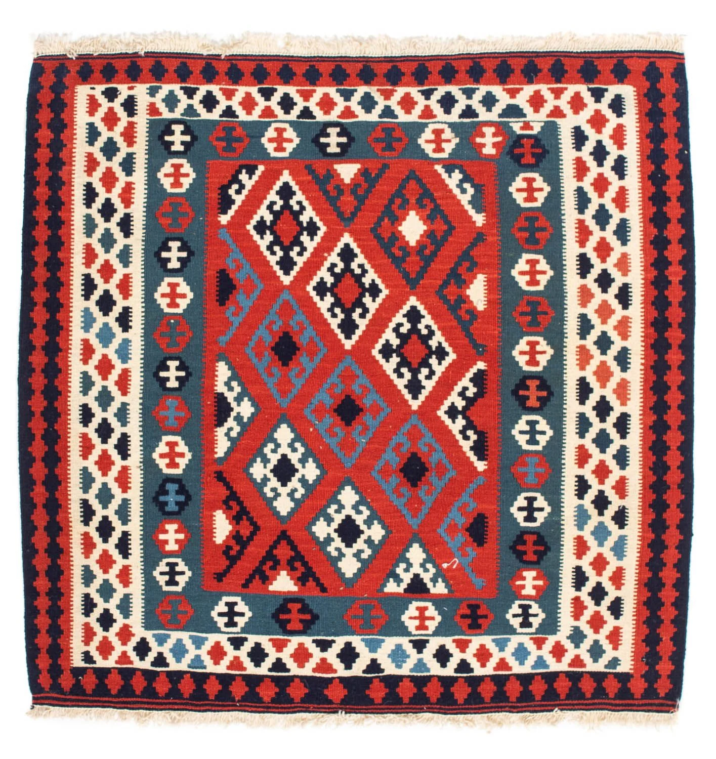 Kelim Fars Teppich 104x103cm
