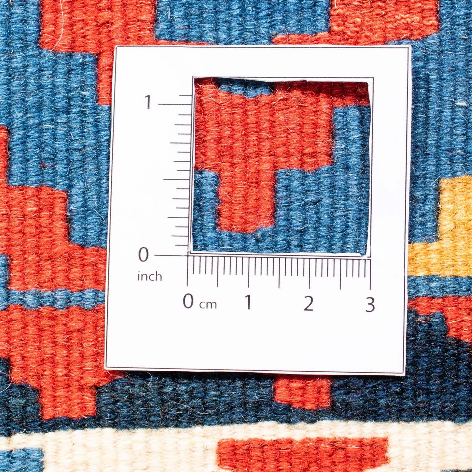 Kelim Teppich - Oriental 104 x 97 cm - blau - Image 6