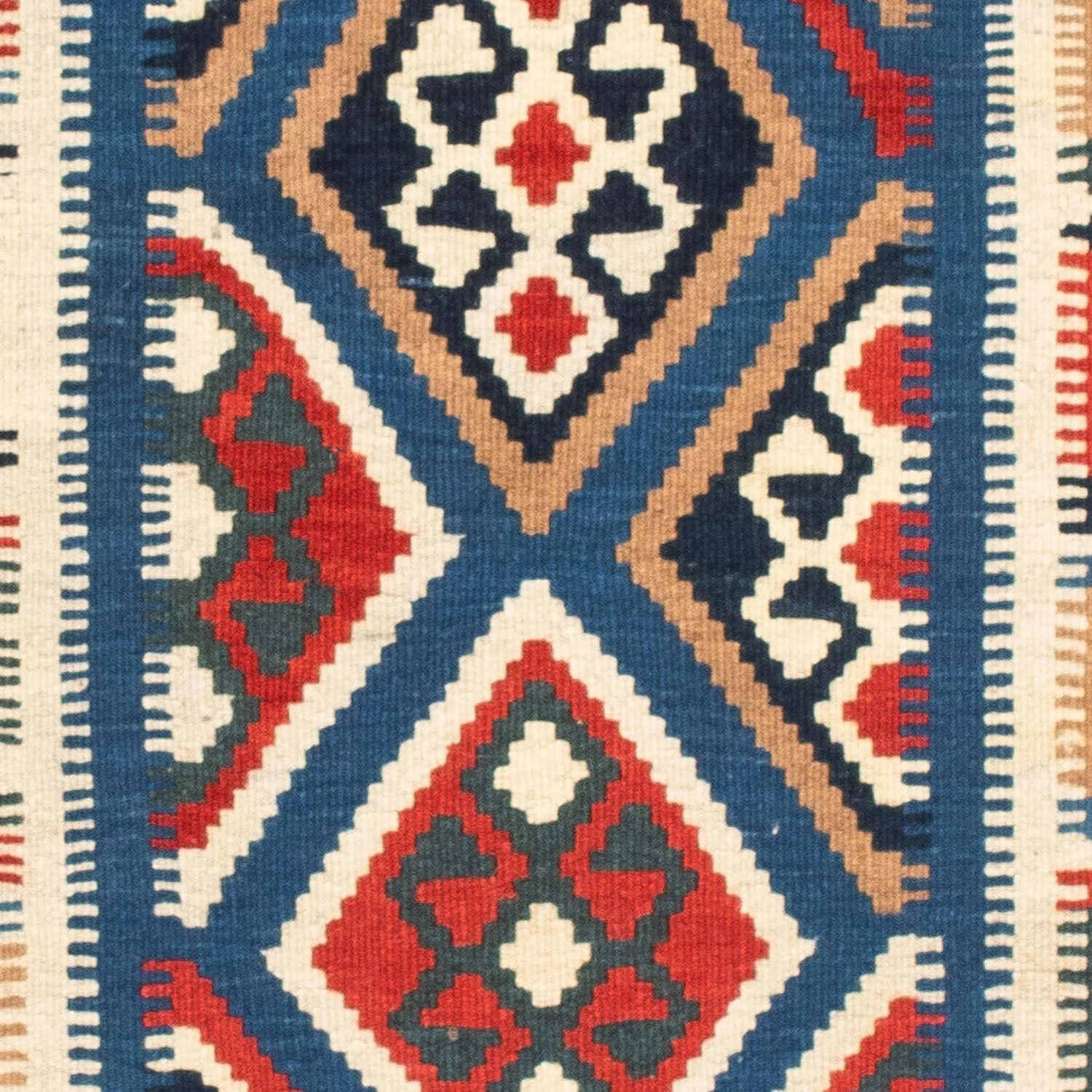 Kelim Teppich - Oriental 104 x 99 cm - rot - Image 2