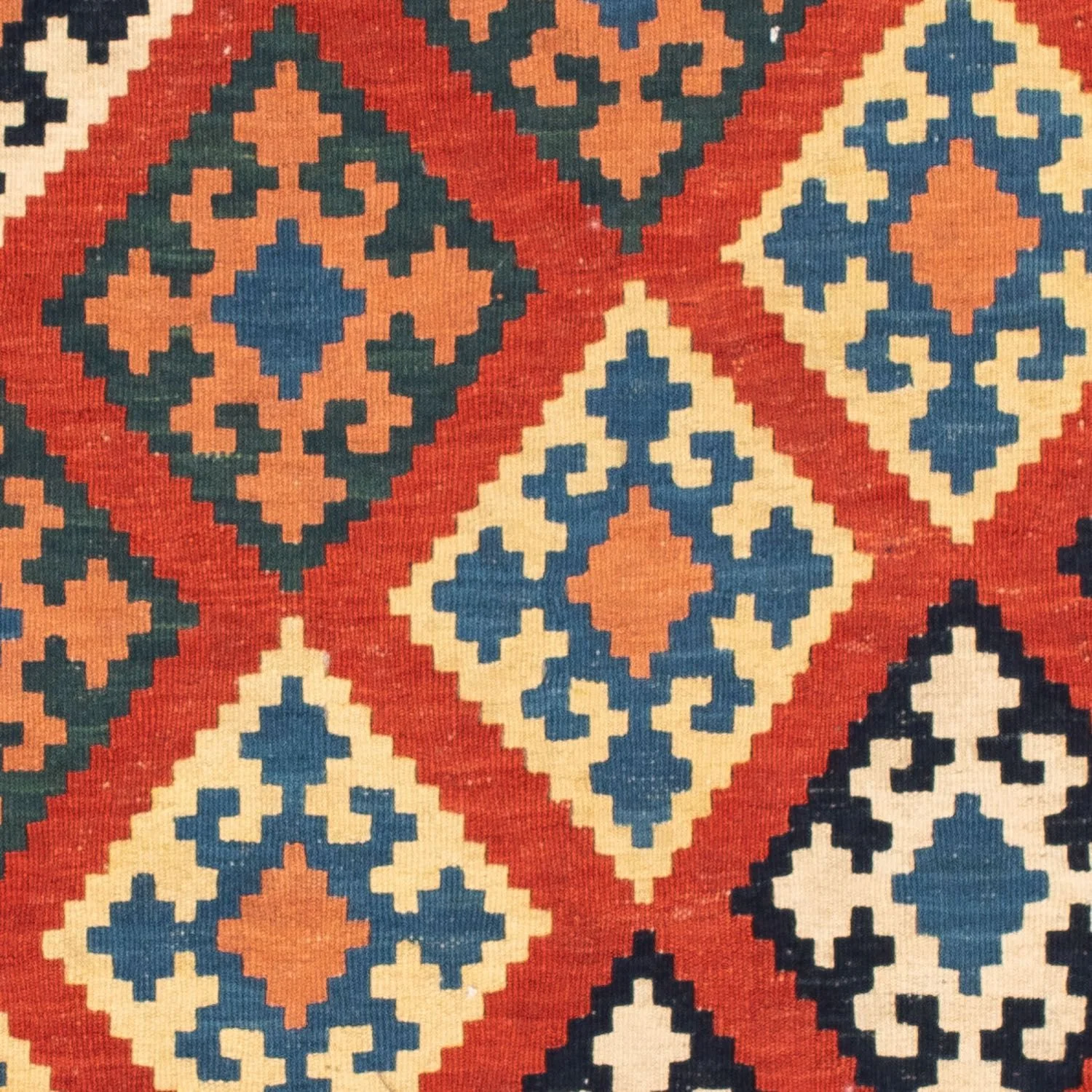 Kelim Teppich - Oriental 105 x 101 cm - rot - Image 2