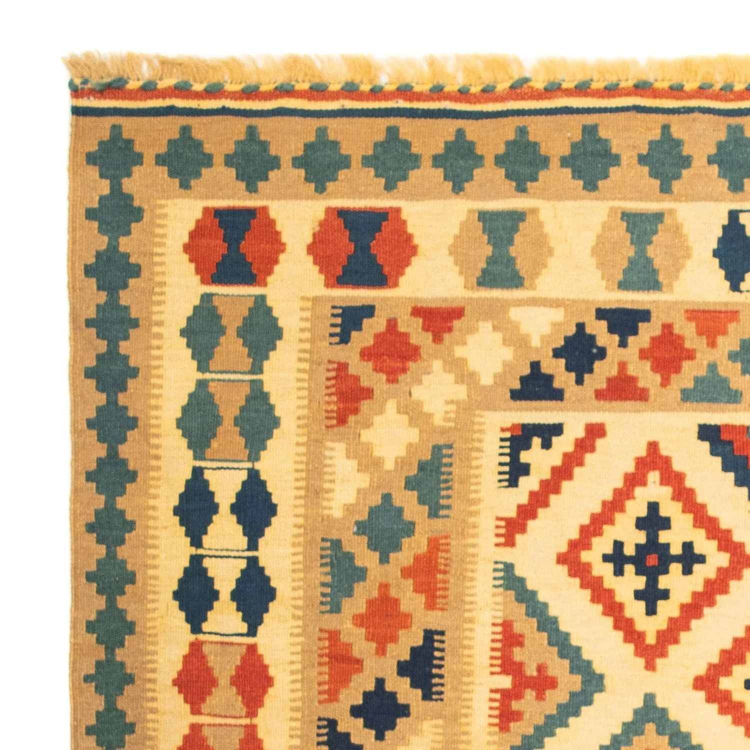 Kelim Teppich - Oriental 105 x 103 cm - mehrfarbig - Image 3