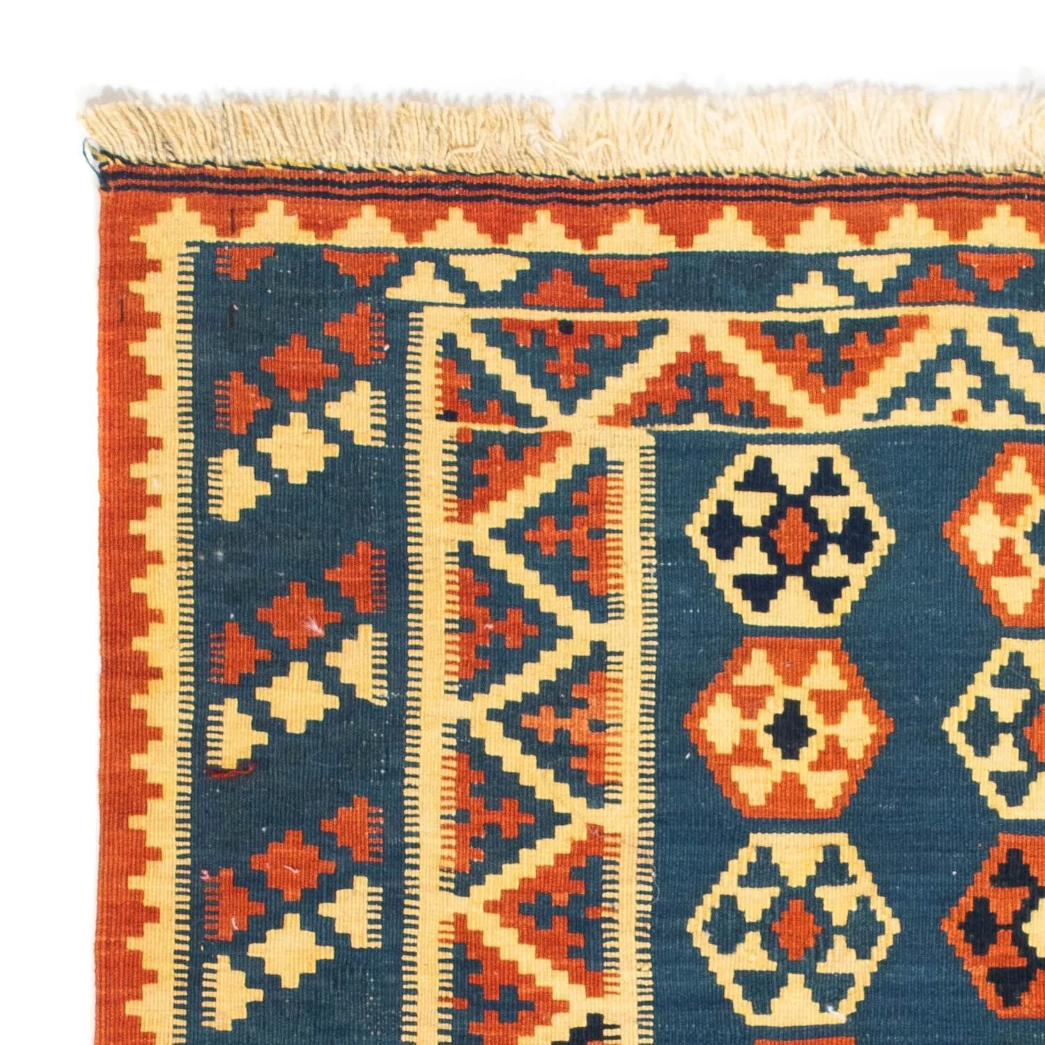 Kelim Teppich - Oriental 105 x 103 cm - dunkelblau - Image 3