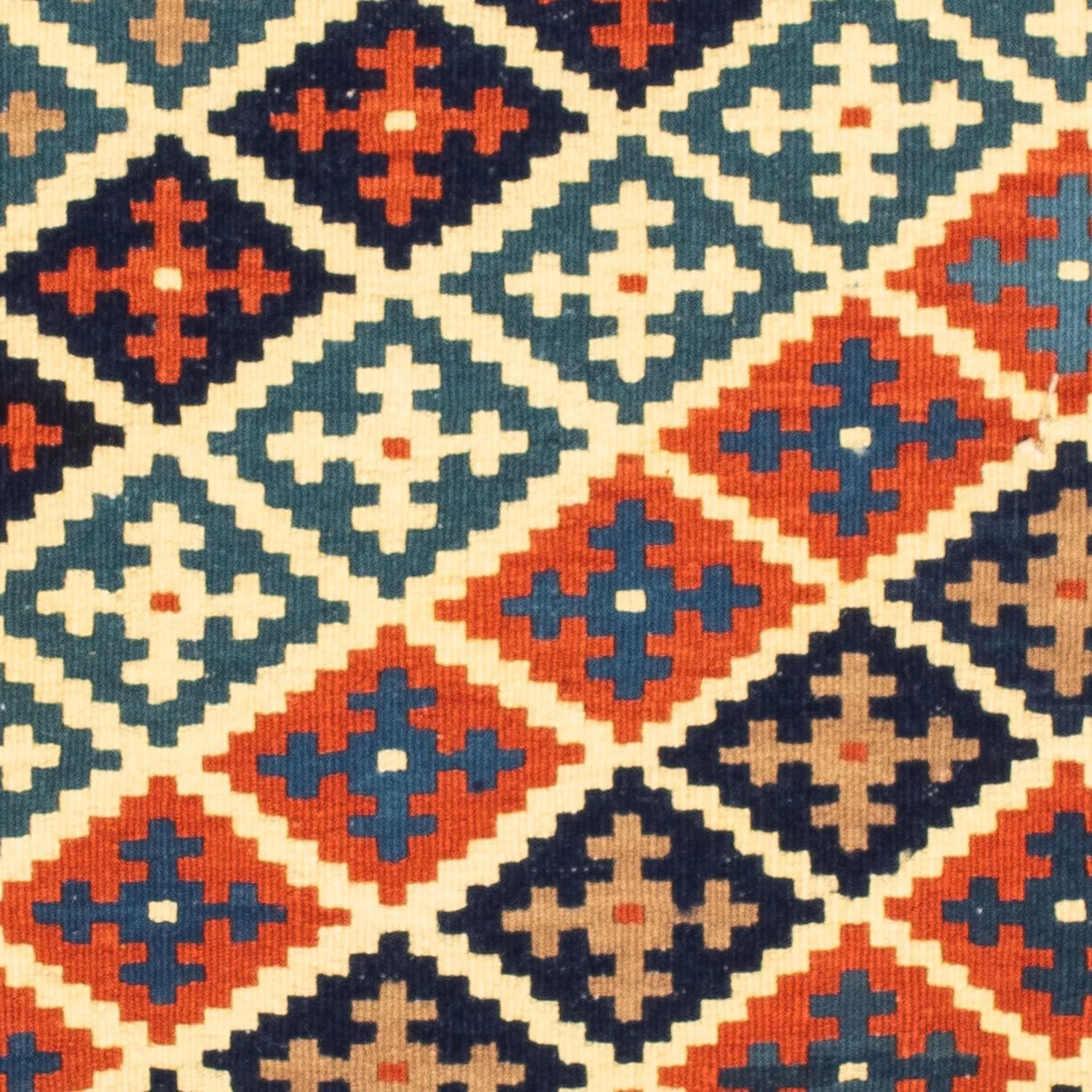 Kelim Teppich - Oriental 107 x 101 cm - beige - Image 2