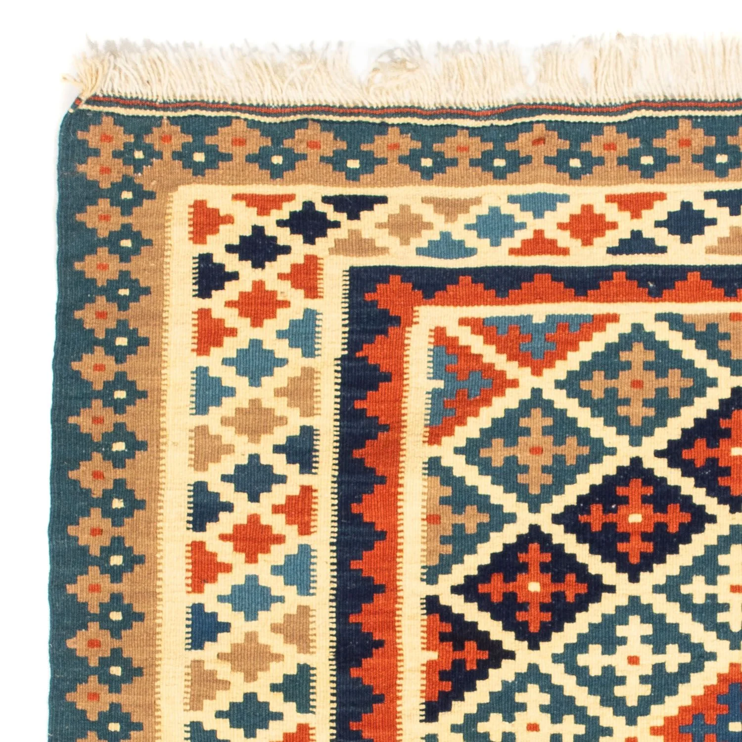 Kelim Teppich - Oriental 107 x 101 cm - beige - Image 3