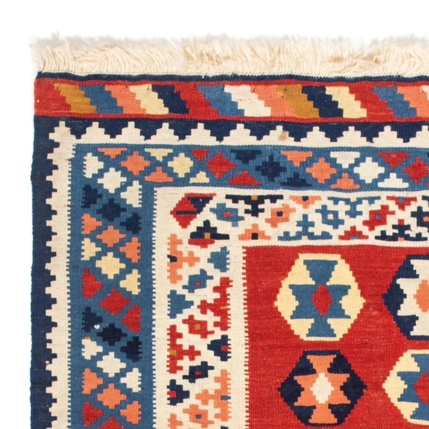 Kelim Teppich - Oriental 110 x 105 cm - blau - Image 3