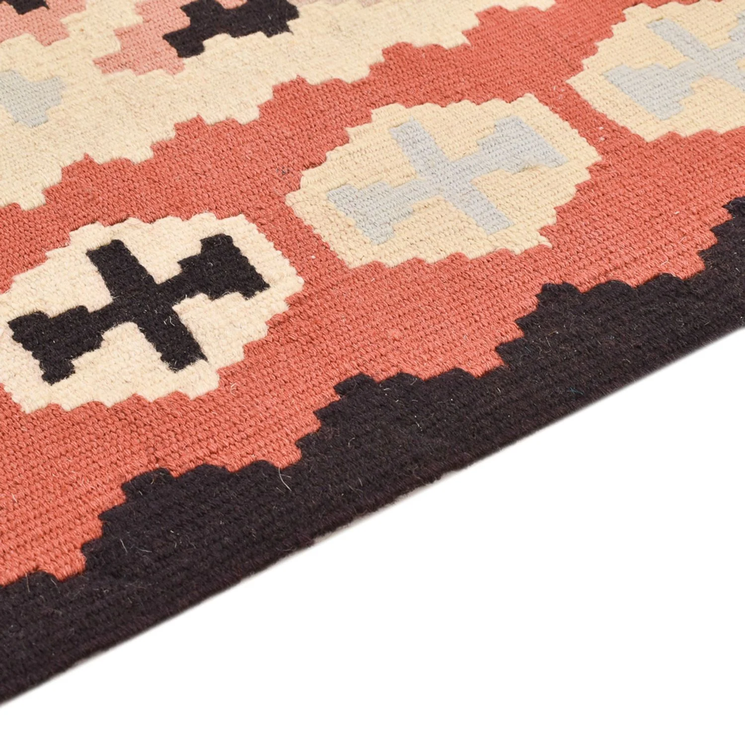 Kelim Fars Teppich 145x102cm - Image 8