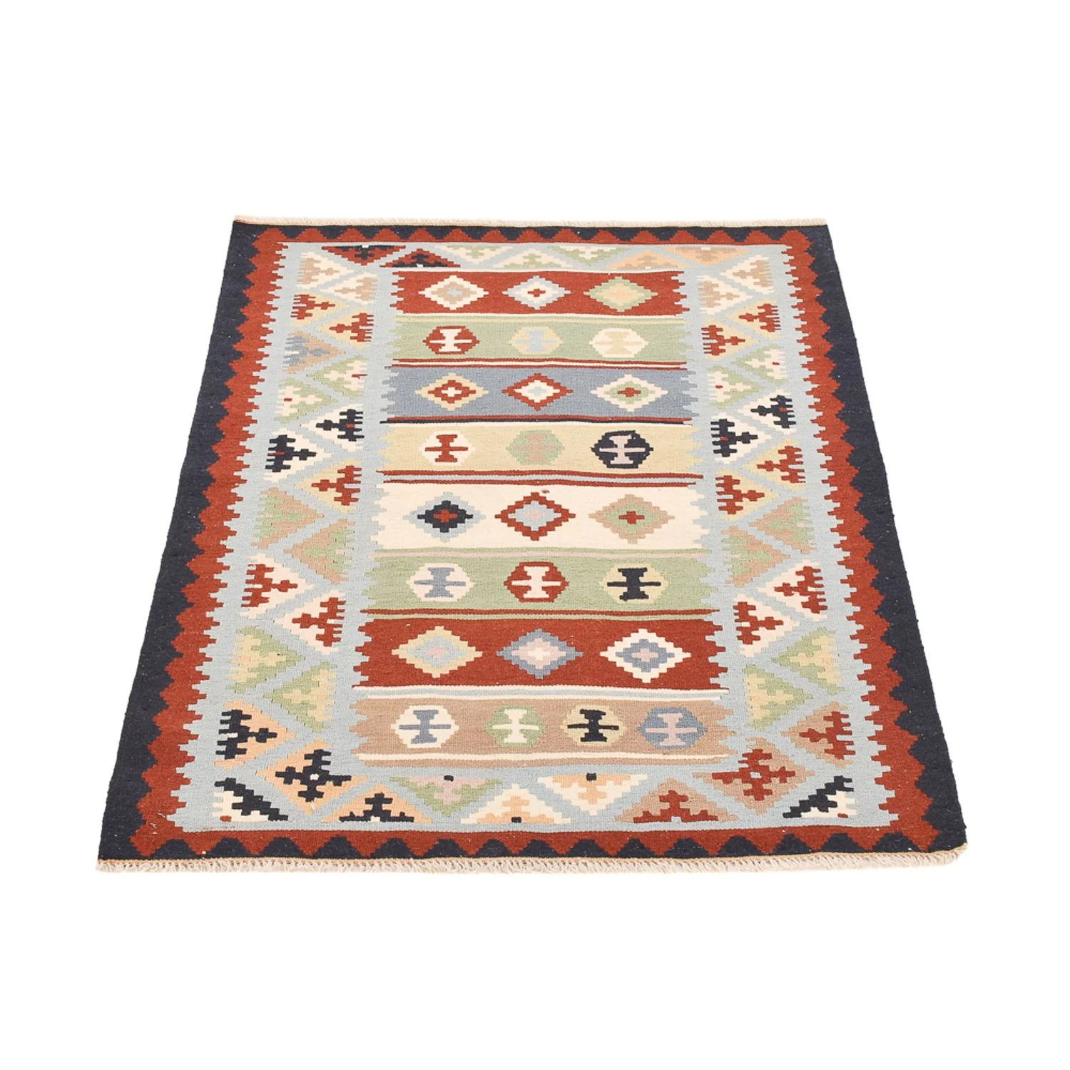 Kelim Teppich - Oriental - 146 x 103 cm - mehrfarbig - Image 5