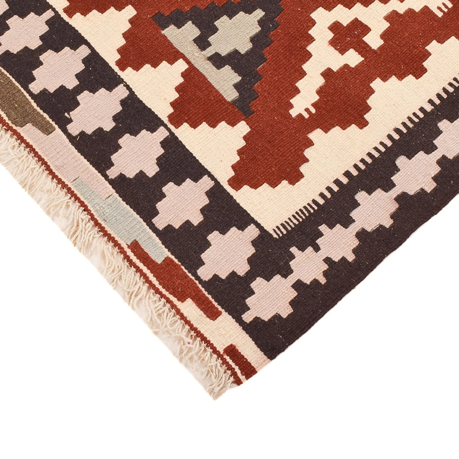 Kelim Teppich - Oriental - 146 x 110 cm - mehrfarbig - Image 2