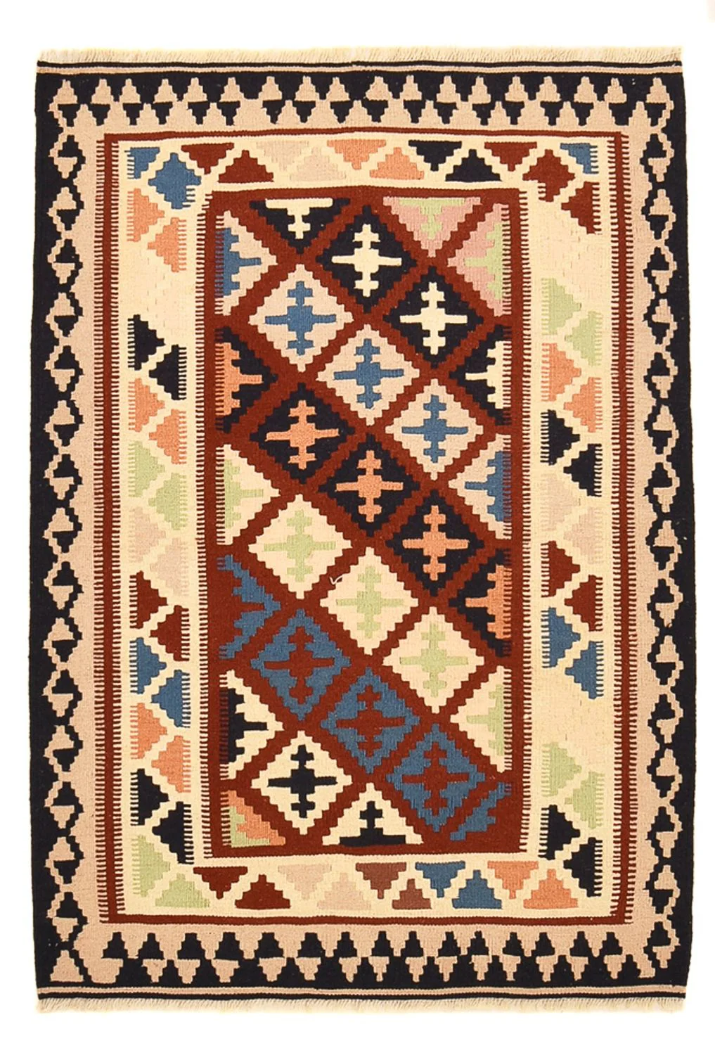 Kelim Fars Teppich 147x102cm