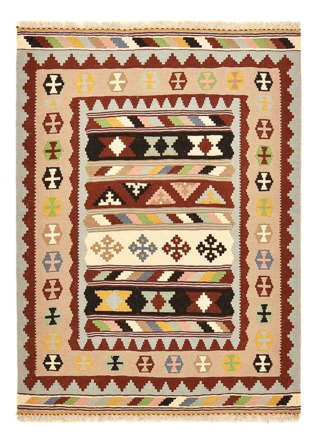 Kelim Fars Teppich 147x105cm