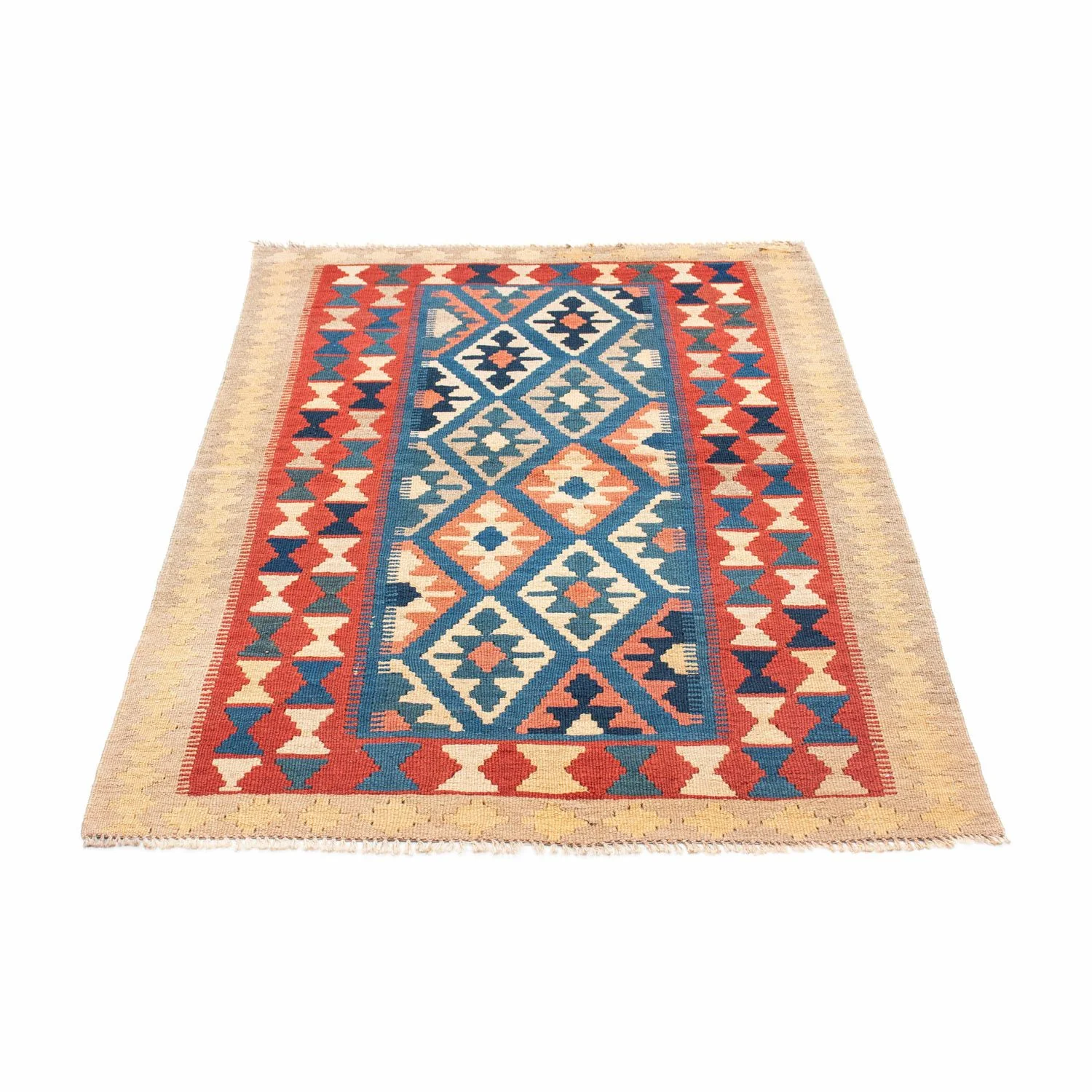 Kelim Teppich - Oriental 152 x 100 cm - blau - Image 5