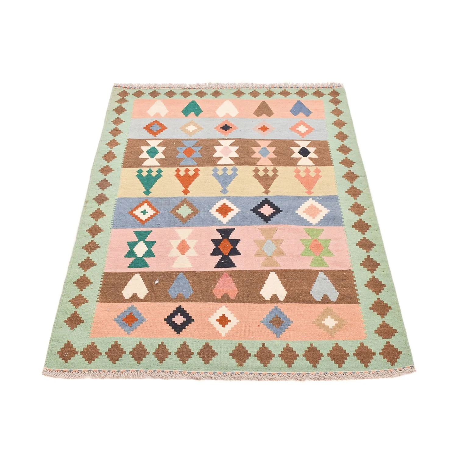 Kelim Teppich - Oriental - 156 x 109 cm - mehrfarbig - Image 5