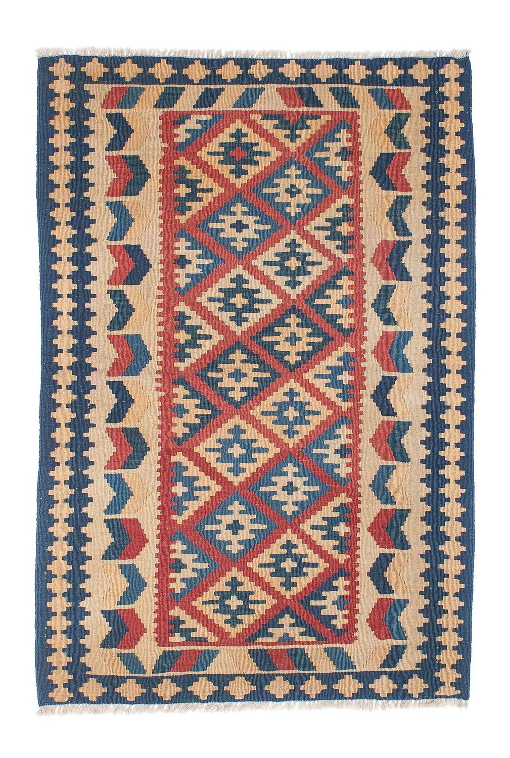 Kelim Teppich - Oriental 157 x 106 cm - mehrfarbig