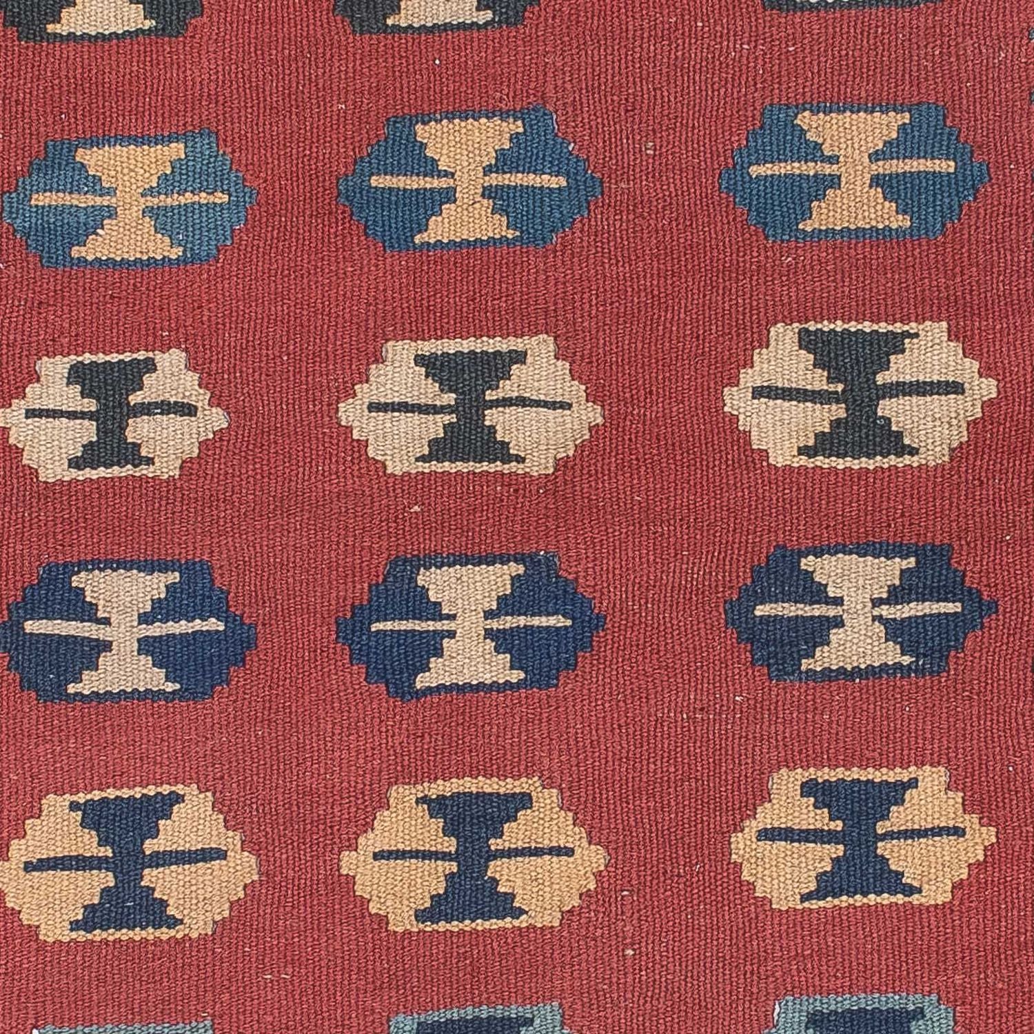 Kelim Teppich - Oriental 163 x 112 cm - dunkelrot - Image 2