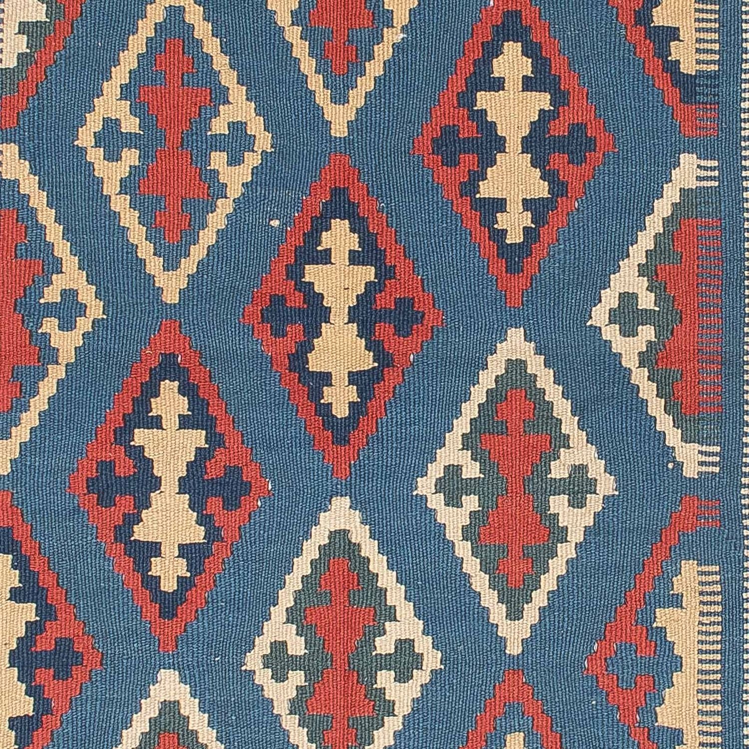 Kelim Teppich - Oriental 168 x 114 cm - blau - Image 2