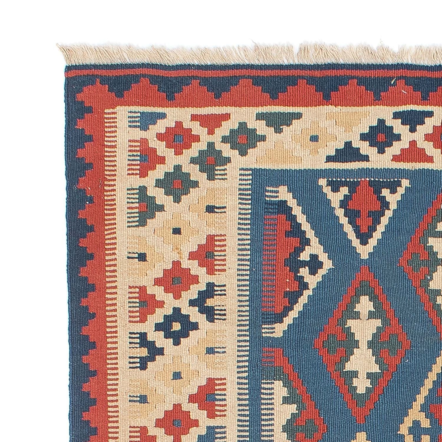 Kelim Teppich - Oriental 168 x 114 cm - blau - Image 3