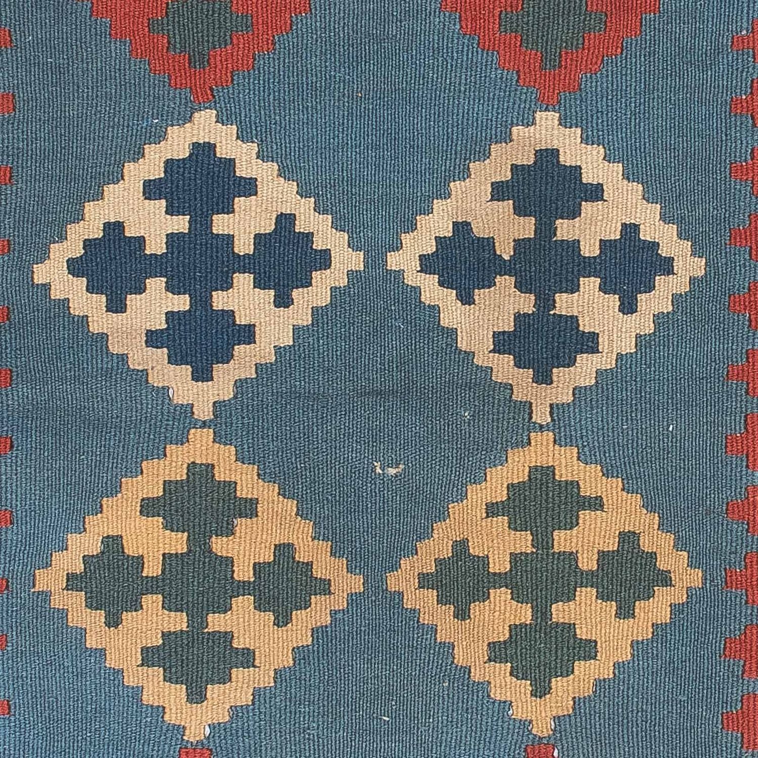 Kelim Teppich - Oriental 171 x 118 cm - blau - Image 2