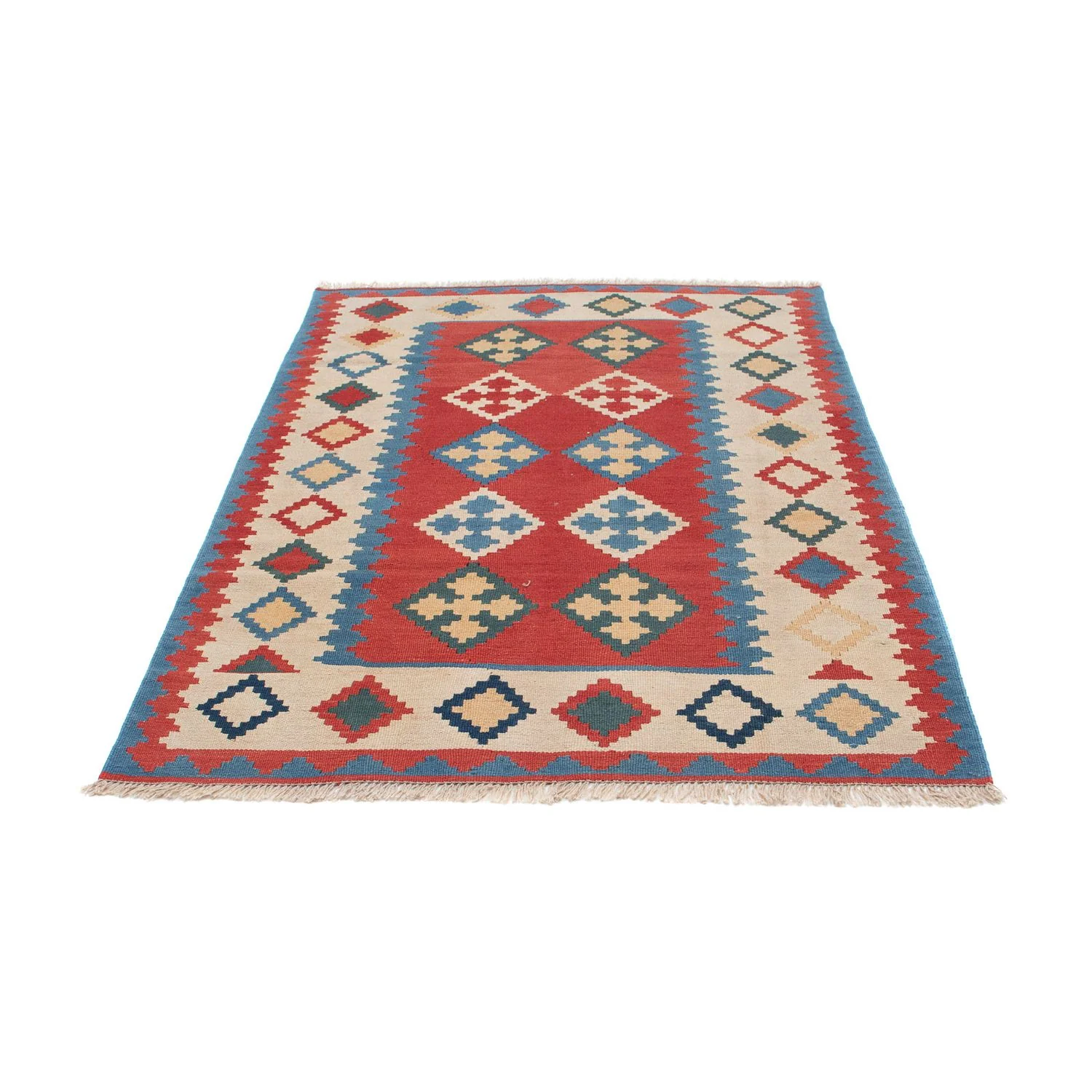 Kelim Teppich - Oriental 172 x 117 cm - dunkelrot - Image 5