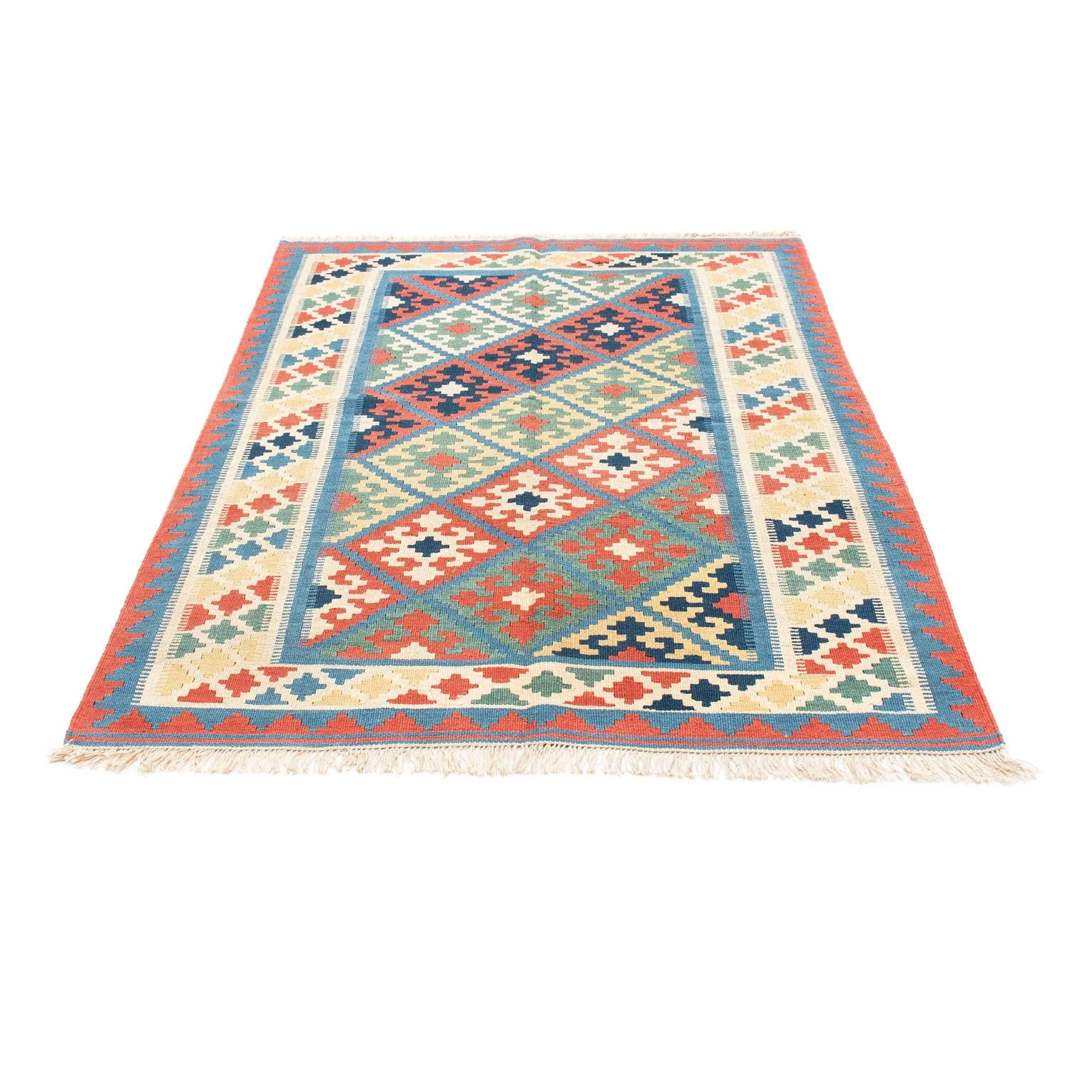 Kelim Teppich - Oriental 173 x 130 cm - blau - Image 5