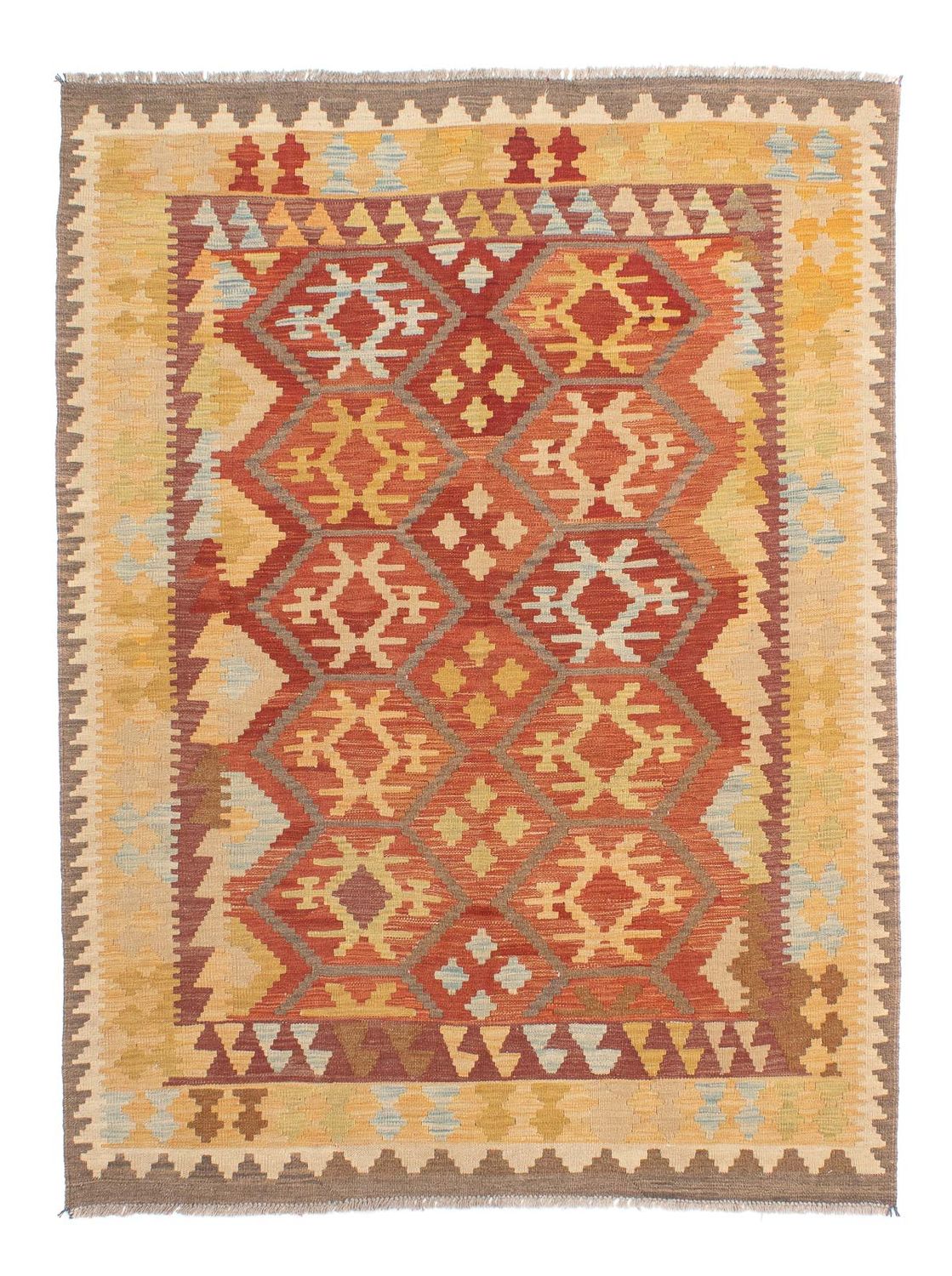 Kelim Teppich - Oriental 175 x 117 cm - blau