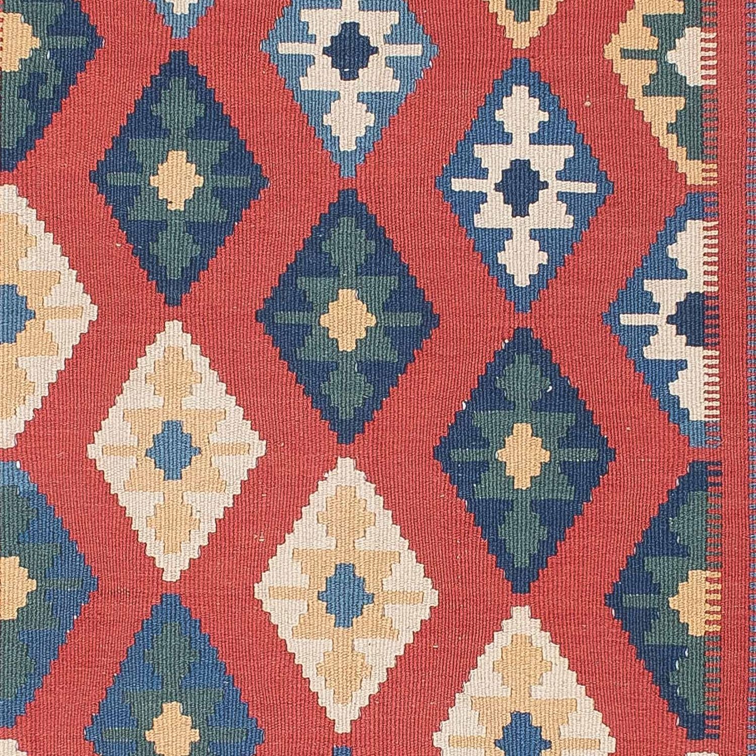 Kelim Teppich - Oriental 177 x 117 cm - blau - Image 2