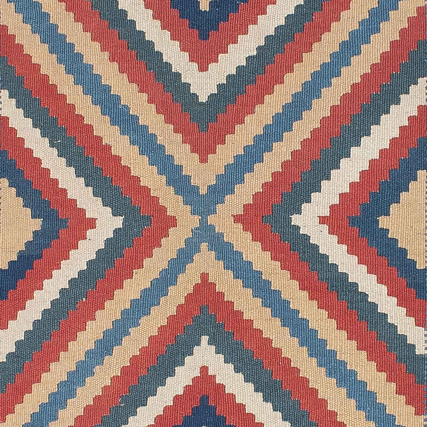 Kelim Teppich - Oriental 183 x 124 cm - blau - Image 2