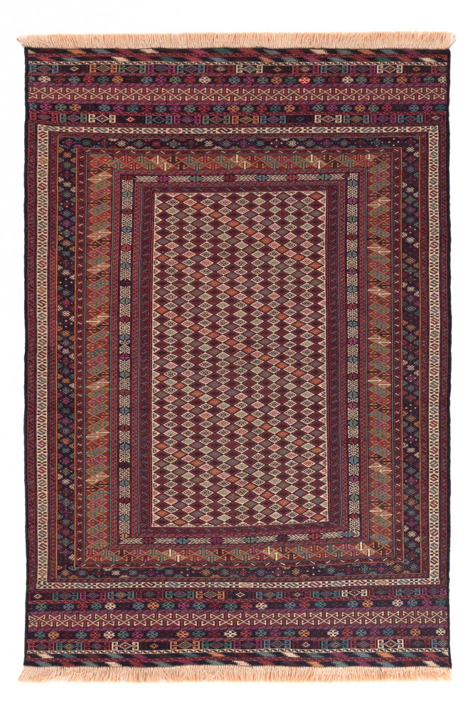 Kelim Afghan Teppich 186x120cm