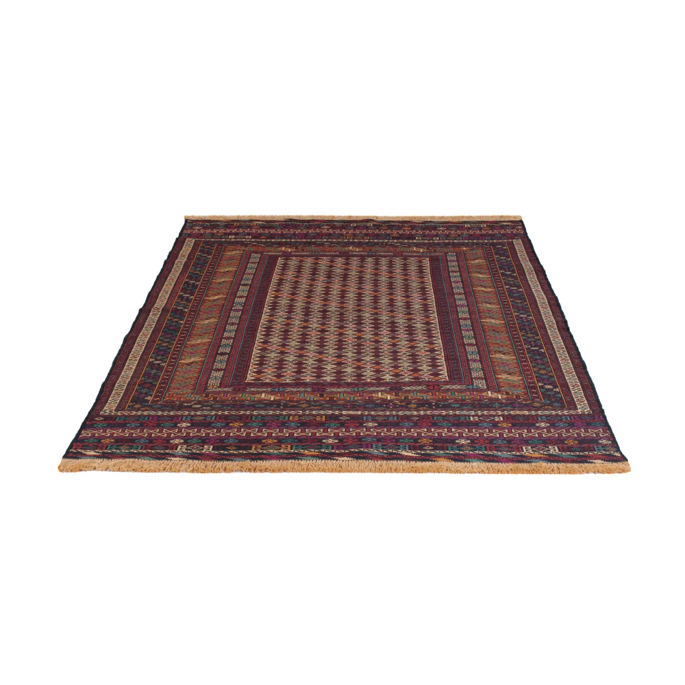 Kelim Afghan Teppich 186x120cm - Image 6