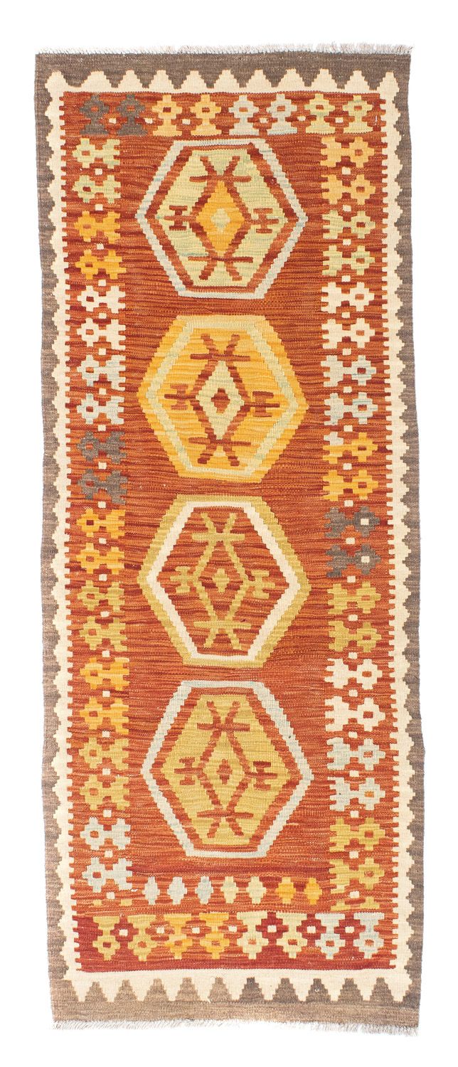 Kelim Teppich - Oriental 191 x 72 cm - rost