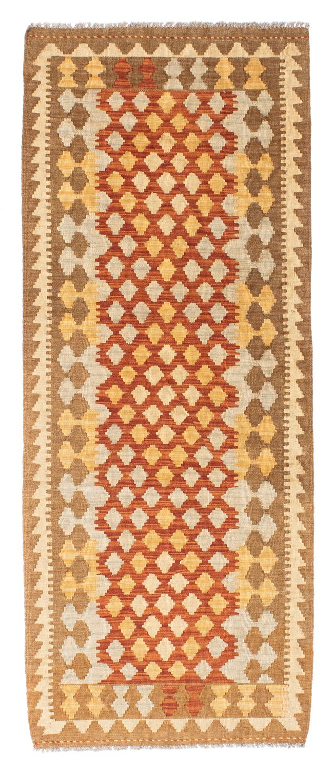 Kelim Teppich - Oriental 191 x 74 cm - hellbraun