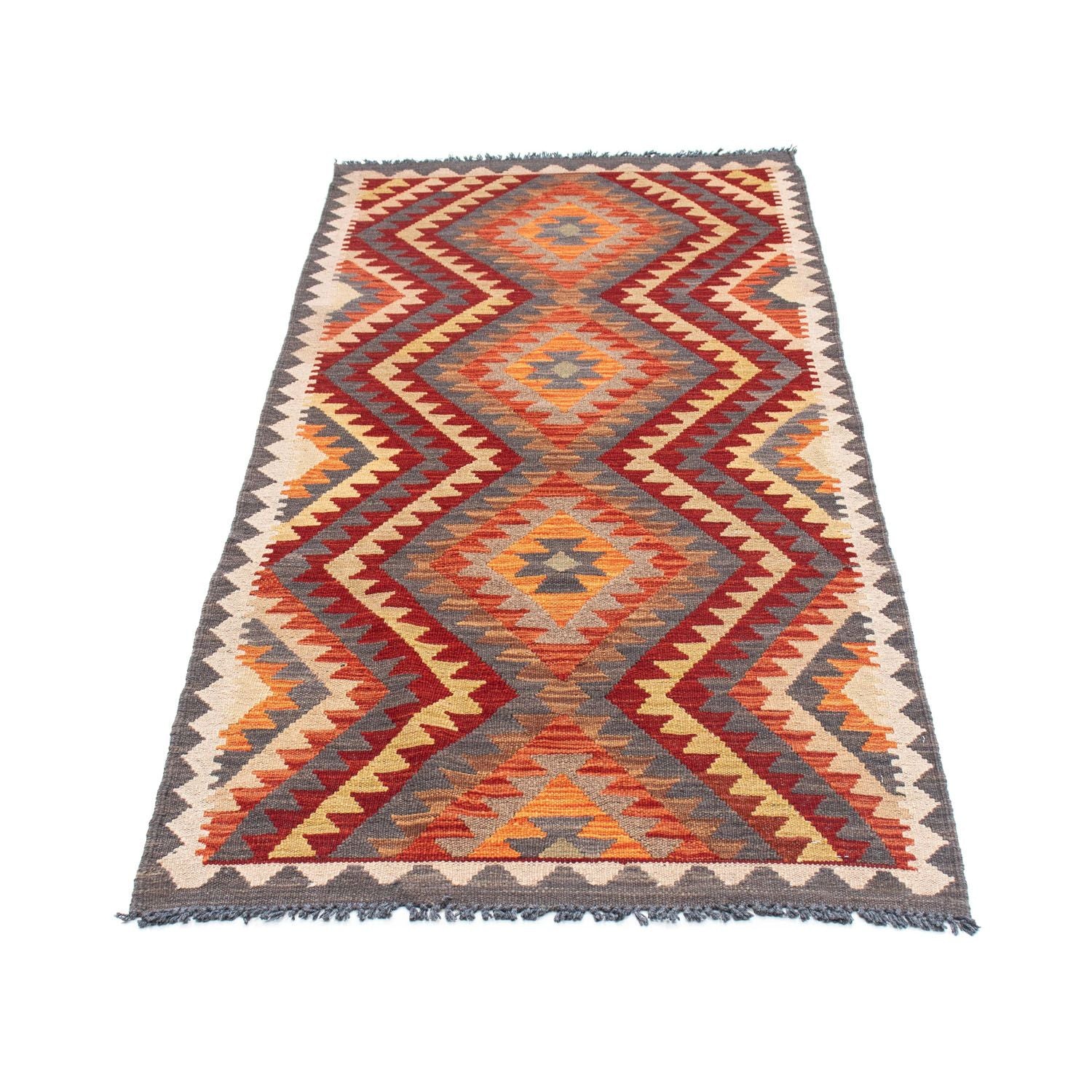 Kelim Teppich - Oriental 191 x 80 cm - grau - Image 5