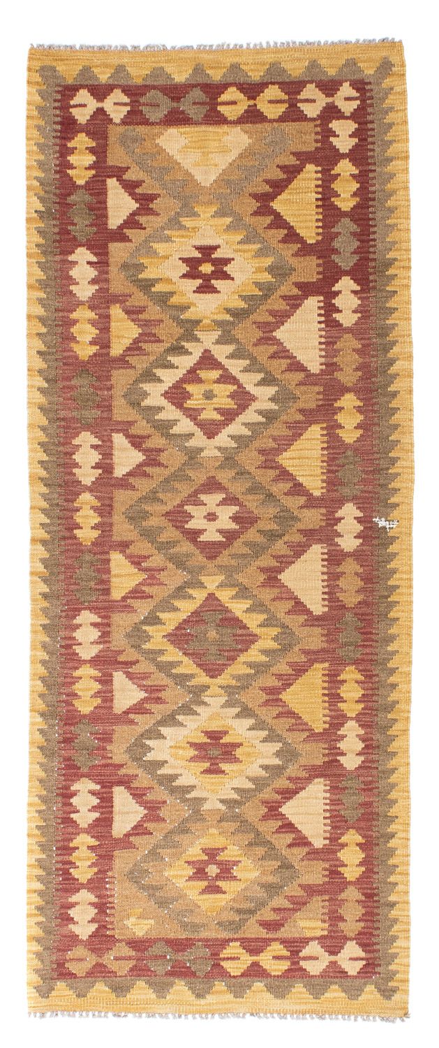 Kelim Teppich - Oriental 192 x 77 cm - hellbraun