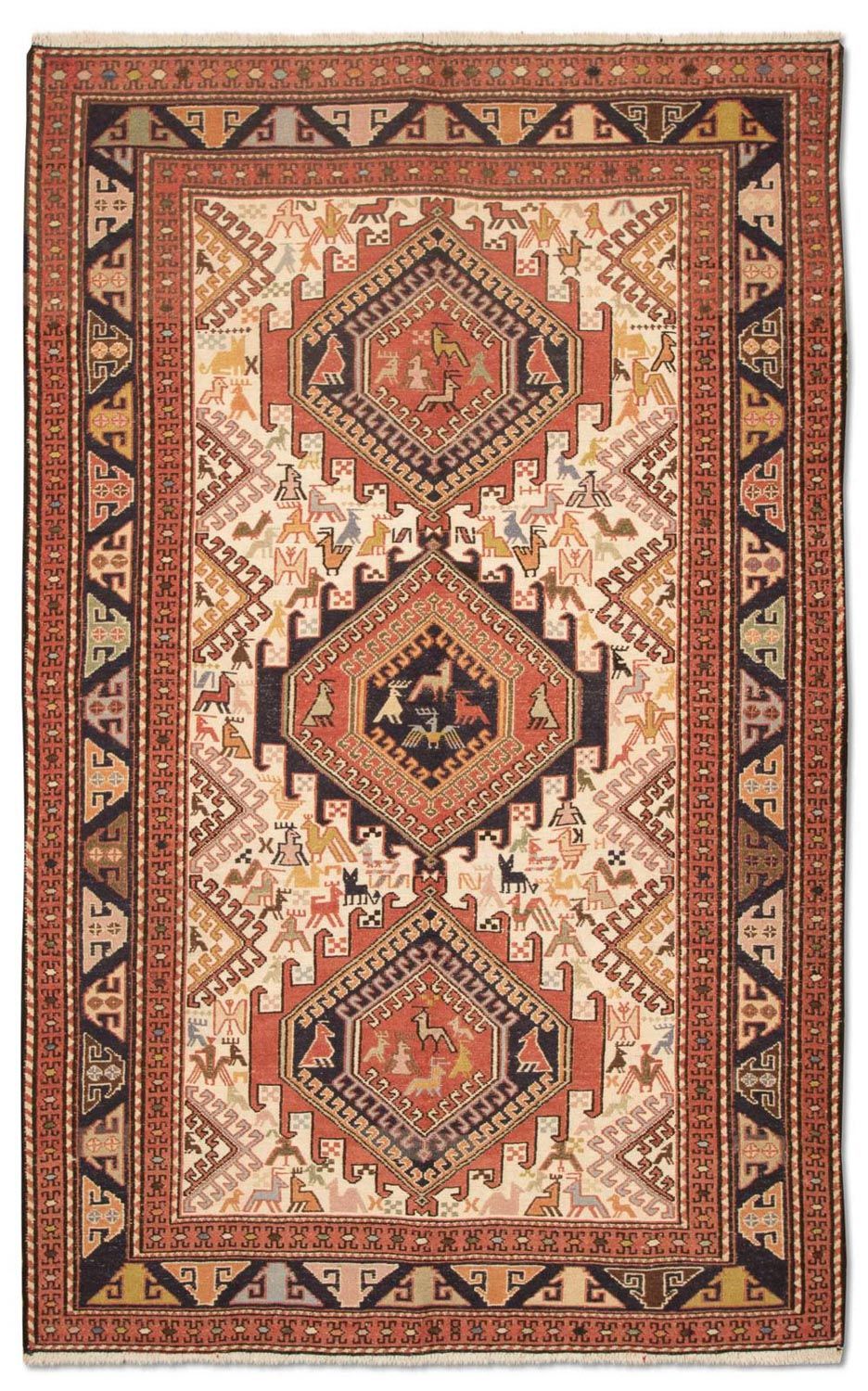 Kelim Seide Teppich 194x122cm