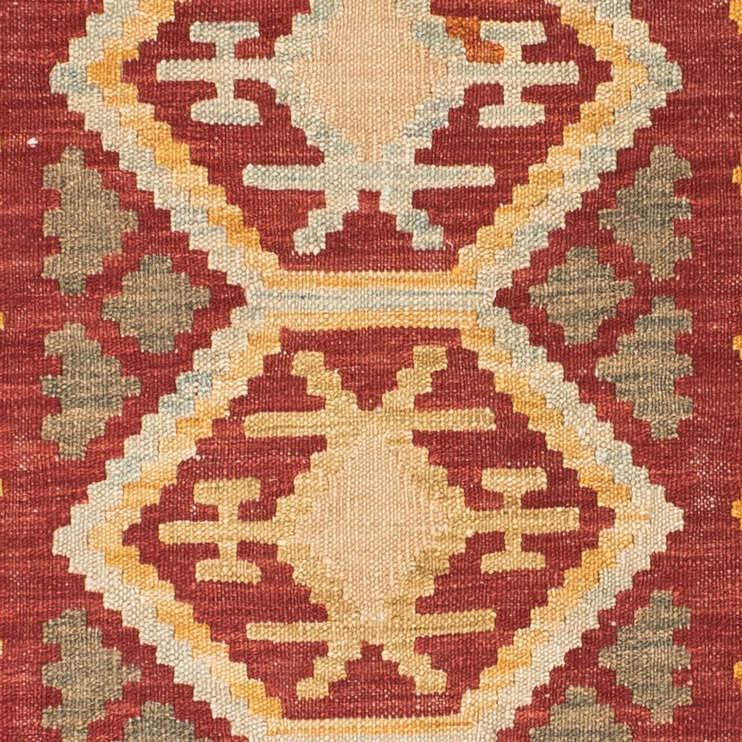 Kelim Teppich - Oriental 196 x 76 cm - hellbraun - Image 2