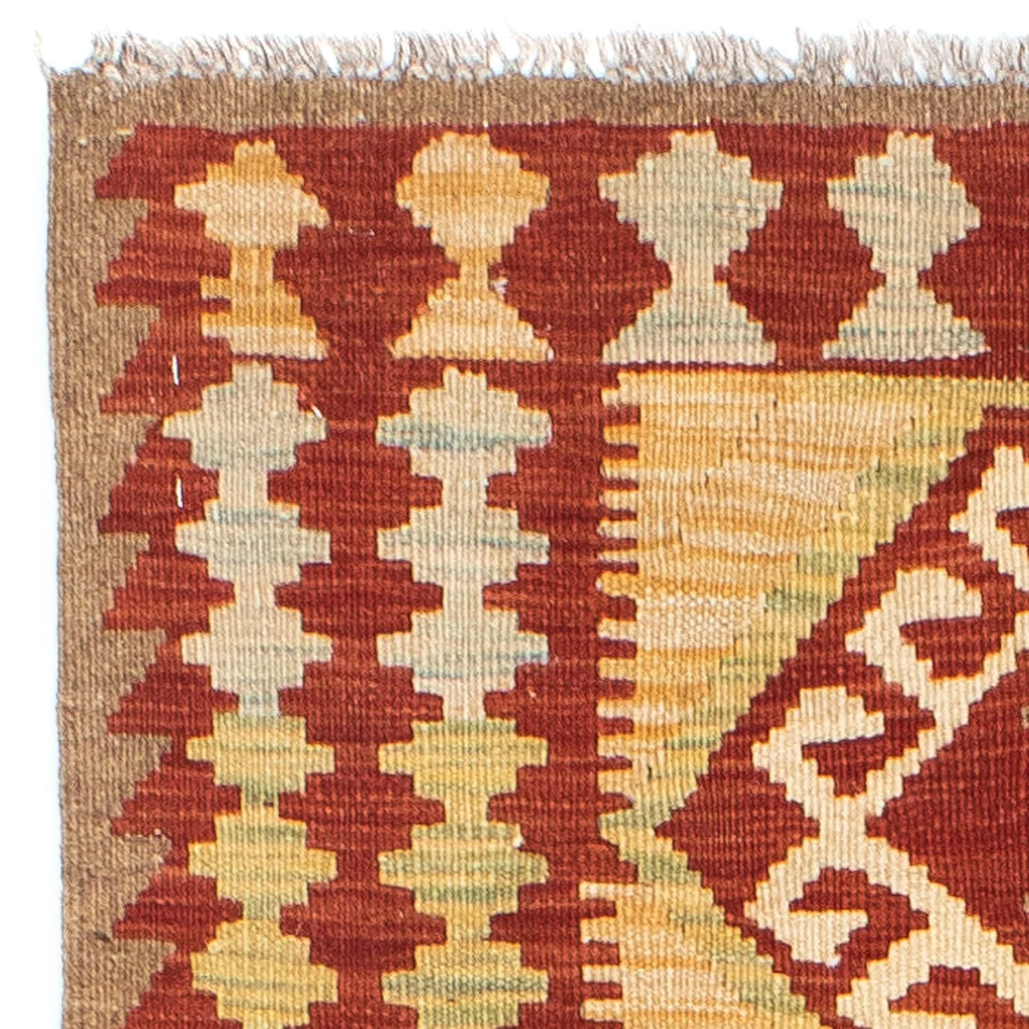 Kelim Teppich - Oriental 196 x 78 cm - beige - Image 3