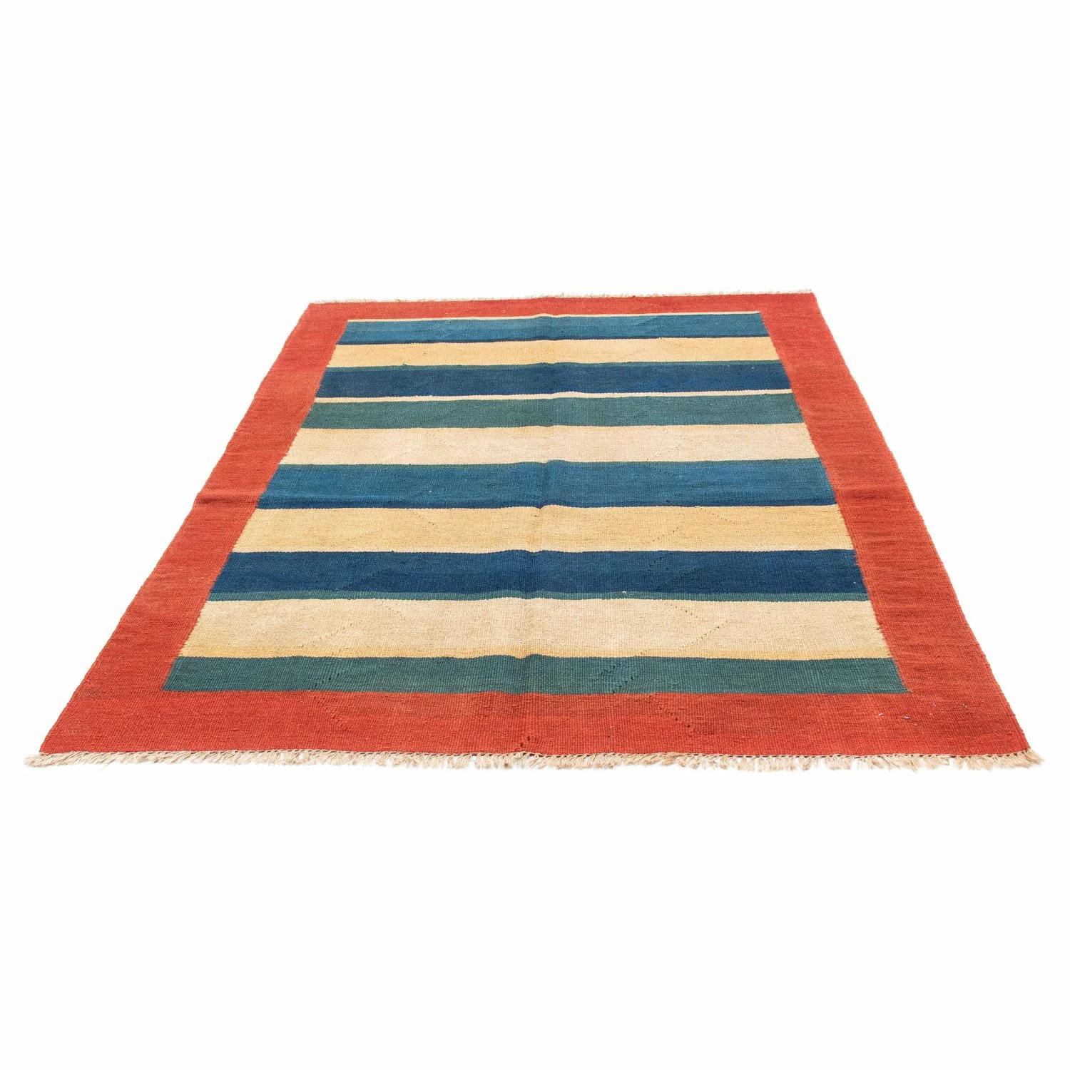Kelim Teppich - Oriental 198 x 152 cm - rot - Image 5