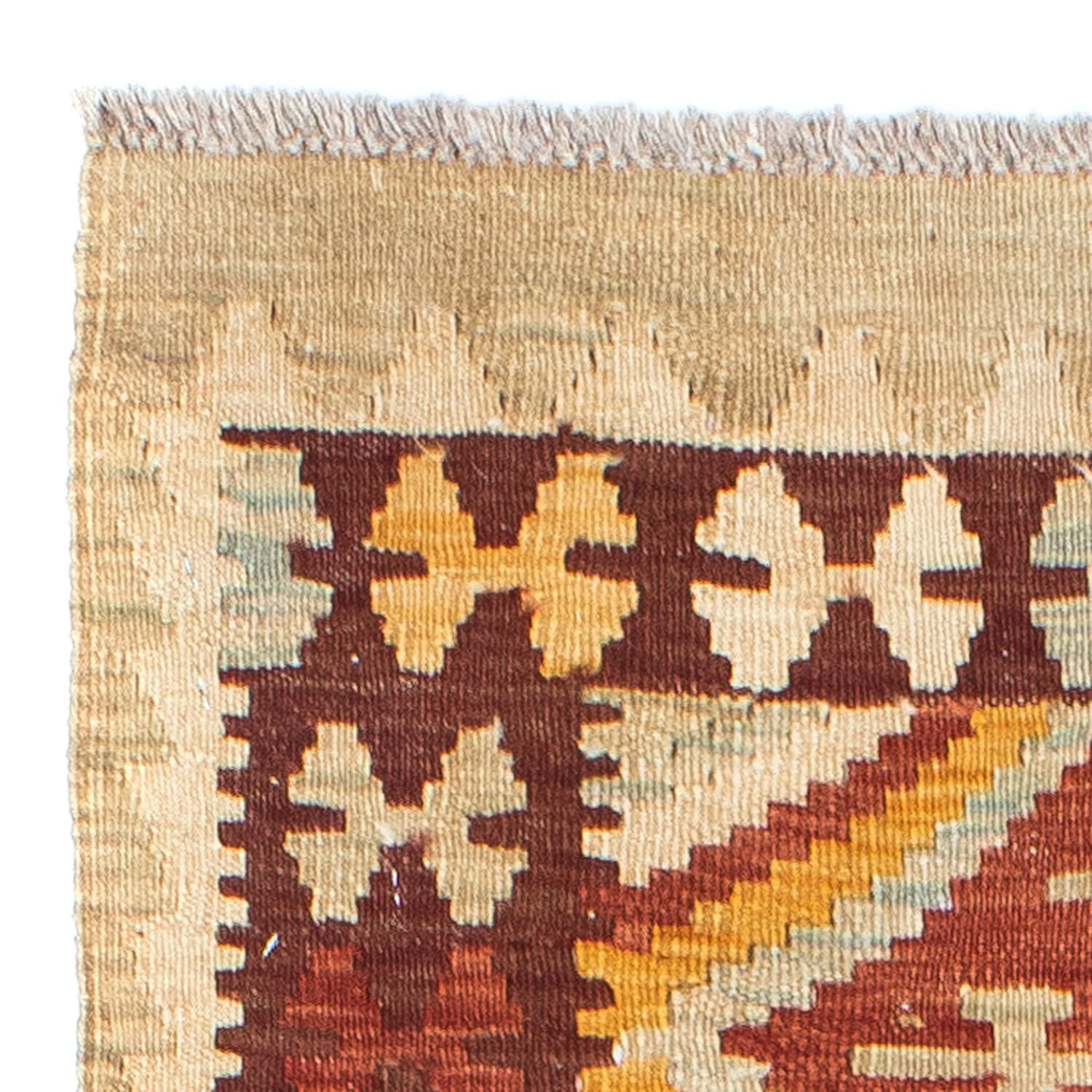 Kelim Teppich - Oriental 198 x 75 cm - beige - Image 3