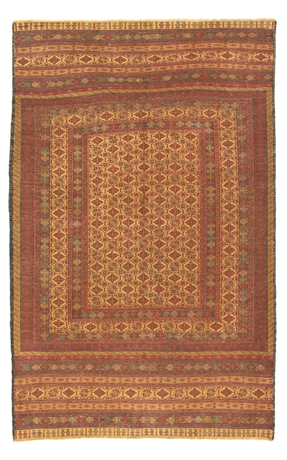Kelim Teppich - Oriental 199 x 130 cm - mehrfarbig
