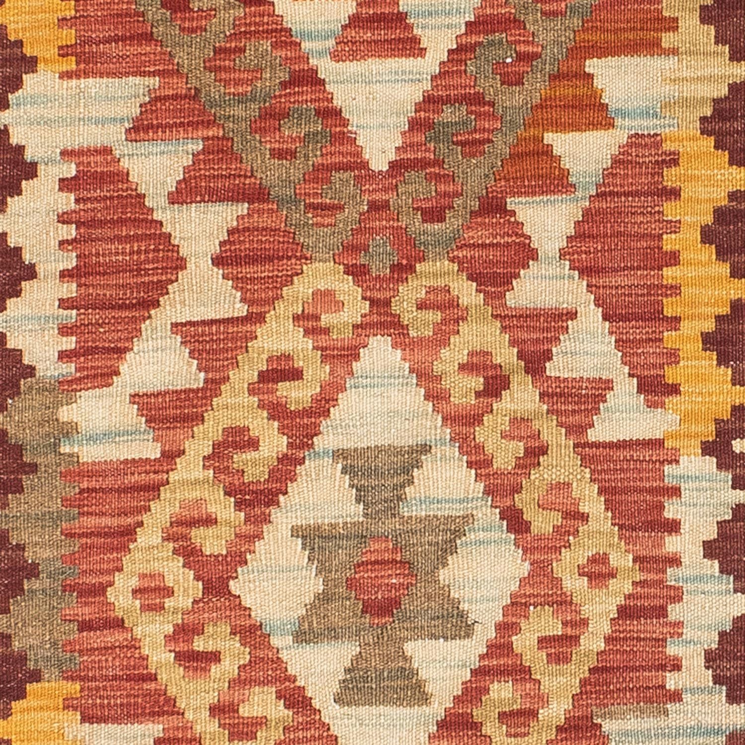 Kelim Teppich - Oriental 199 x 67 cm - hellbraun - Image 2