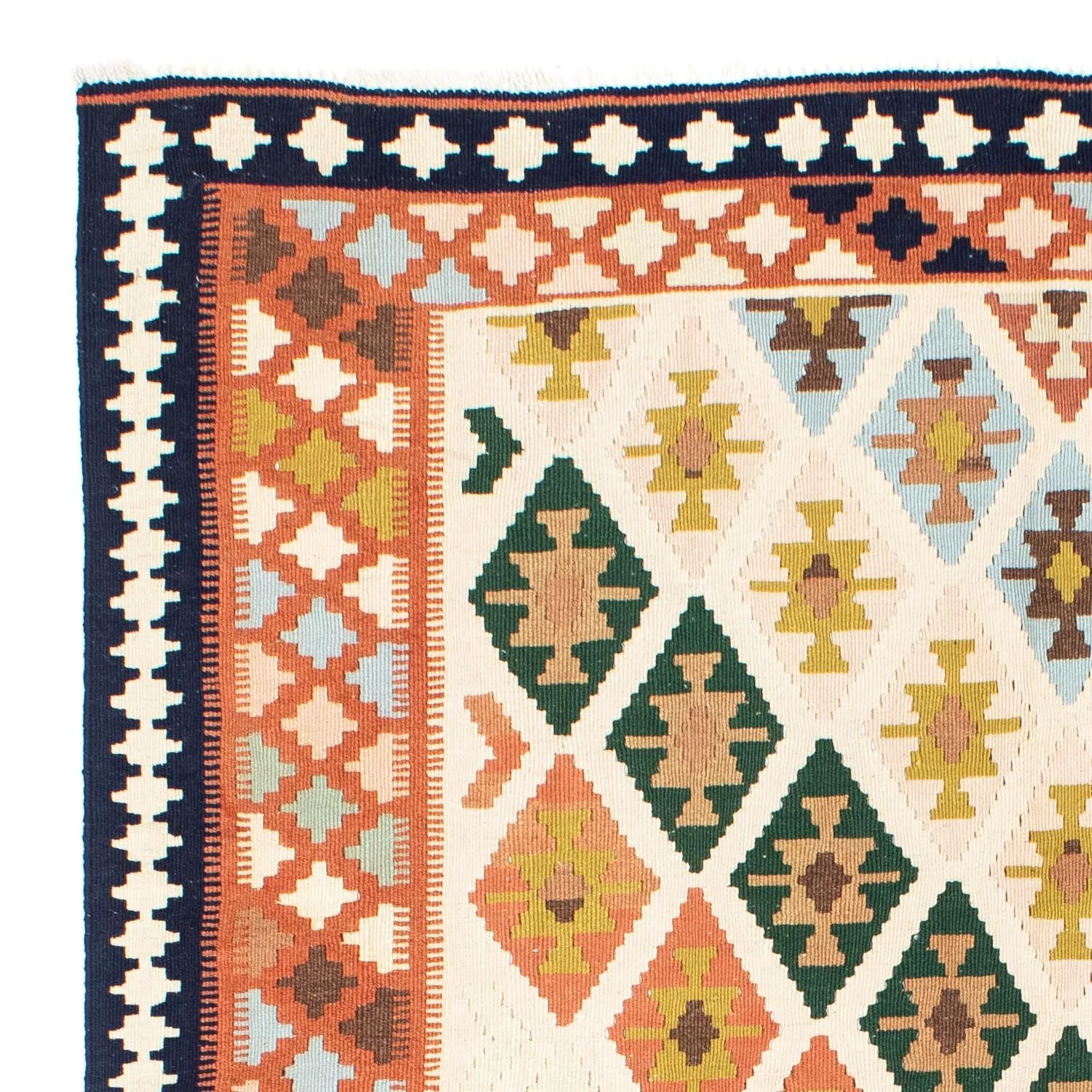 Kelim Teppich - Oriental 203 x 155 cm - beige - Image 3