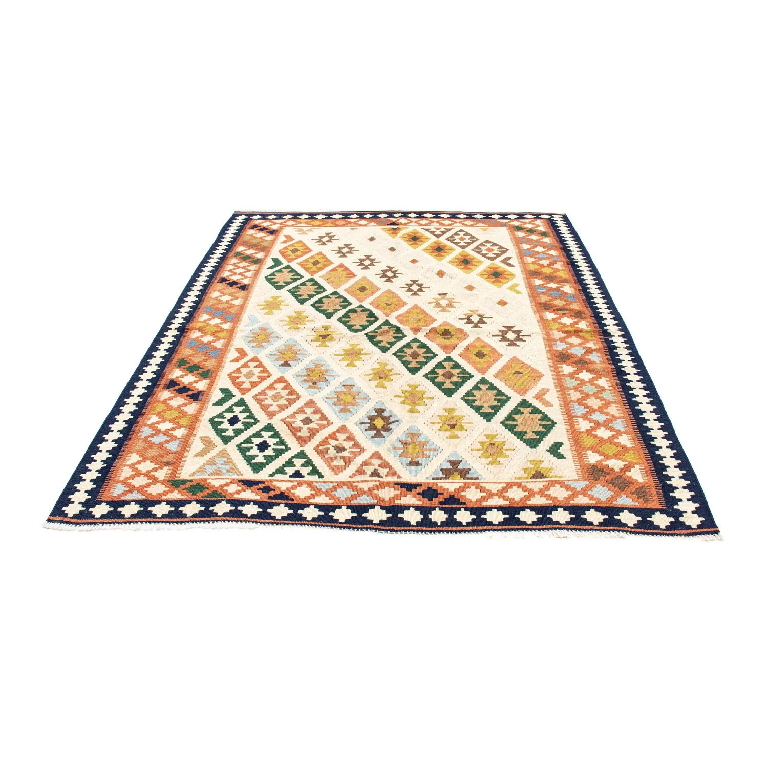 Kelim Teppich - Oriental 203 x 155 cm - beige - Image 5