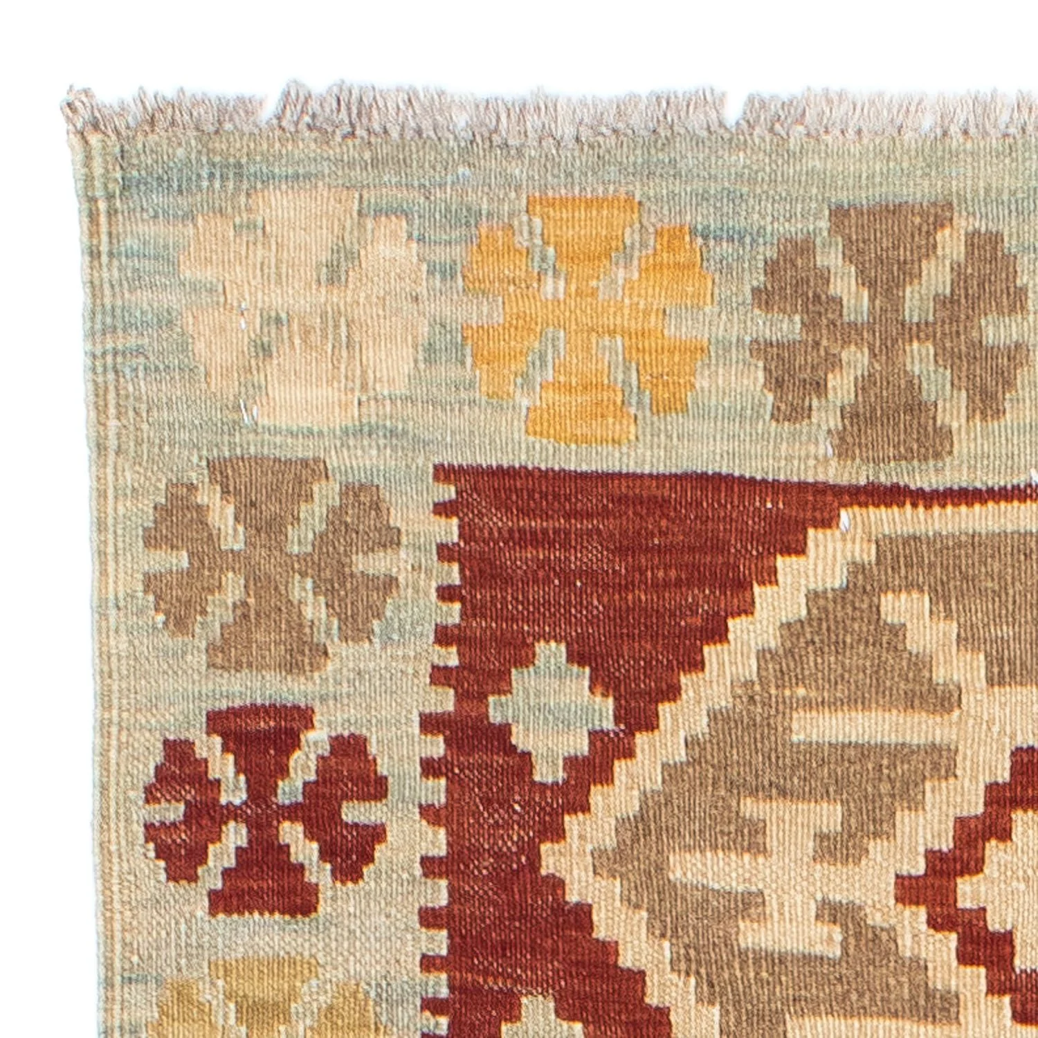 Kelim Teppich - Oriental 203 x 70 cm - beige - Image 3