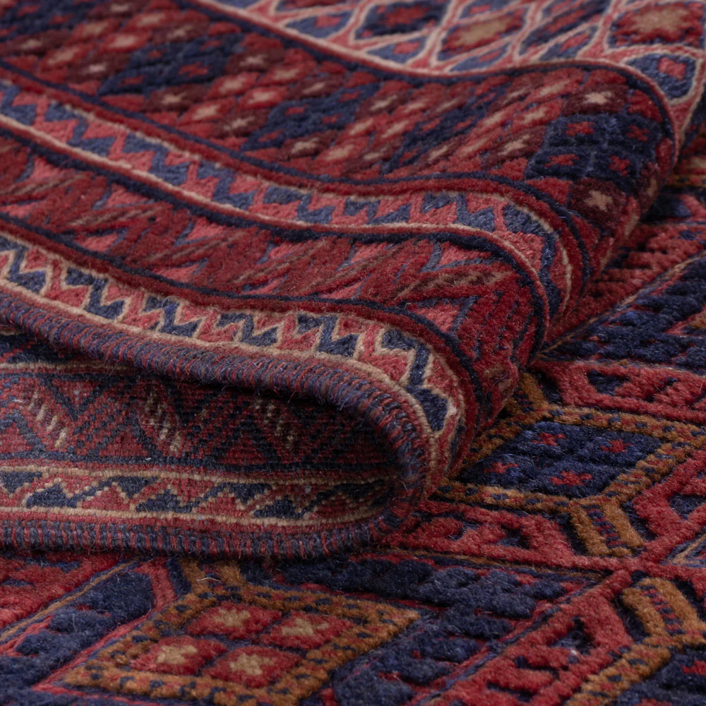 Kelim Afghan Teppich 204x150cm - Image 5