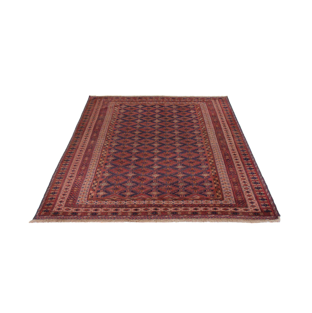 Kelim Afghan Teppich 206x145cm - Image 6