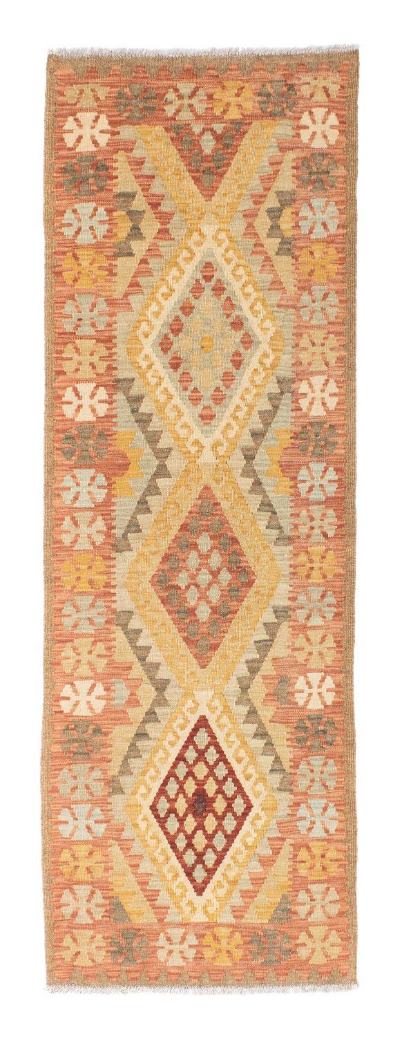 Kelim Teppich - Oriental 208 x 66 cm - hellrot