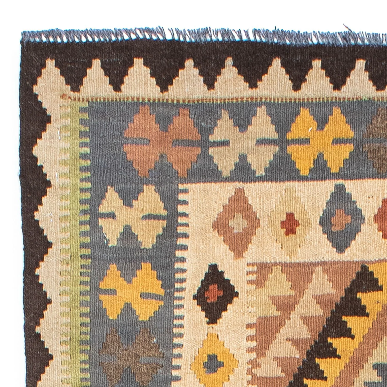 Kelim Teppich - Oriental 208 x 82 cm - beige - Image 3